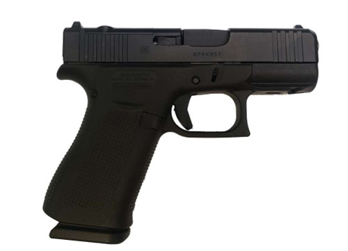 Glock PX4350201FRMOS G43X MOS Sub-Compact 9mm Luger 3.41" 10+1 Black nDLC Steel w/Front Serrations Slide Black Rough Texture Interchangeable Backstraps Grip Fixed Sights