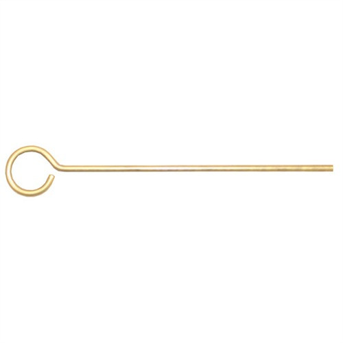 Dewey 1-Piece Brass Cleaning Rod .22 Caliber 9 Inch (Coated with Ball Bearing Handle)