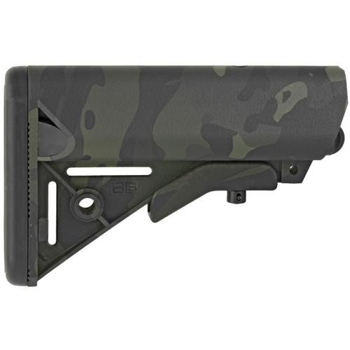 B5 Systems Enhanced SOPMOD Stock Mil-Spec Multicam Black