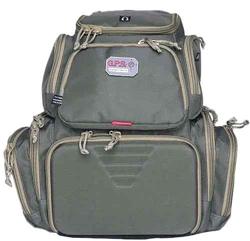 G Outdoors Handgunner Backpack Range Bag Green