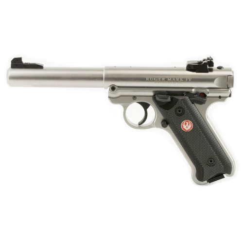 Ruger Mark IV Target 22 LR Pistol 5.5" Barrel Satin Stainless Steel