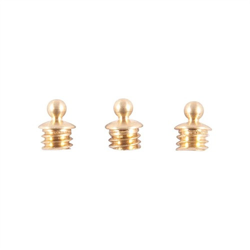 BRASS SKIRTED BEAD, 1/16'' 3-56 TPI, GOLD, 3-PAK