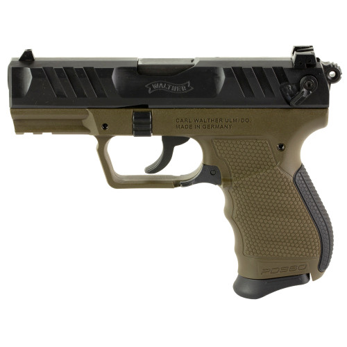 Walther PD380 .380 ACP Pistol 3.7" Barrel 9+1 Round Military Green