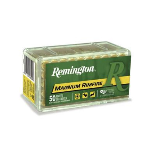 Remington Magnum Rimfire Ammunition .22 WMR 40 gr PSP 1910 fps 2000/ct Case (40-50/ct Boxes)