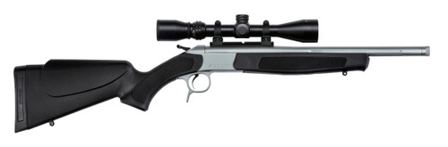 CVA Scout TD Compact Single Shot Rifle 300 AAC 16.5" Barrel Black Synthetic Stock