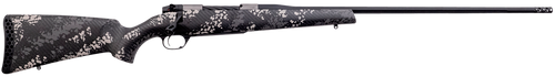 Weatherby Mark V Backcountry 2.0 Ti Bolt Action Rifle 6.5 Creedmoor 22" Barrel Blacktooth Carbon Fiber Stock Grey and White Accents