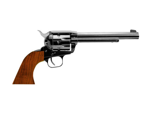 Eaa Bounty Hunter Revolver 22LR & 22WMR 6.75" Barrel Alloy Frame Nickel Finish Walnut Grips