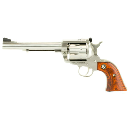 Ruger New Model Blackhawk Stainless Single-Action Revolver .357 Magnum 6.5" Barrel Satin Stainless Ruger New Model Blackhawk Stainless Single-Action Revolver .357 Magnum 6.5" Barrel Satin Stainless