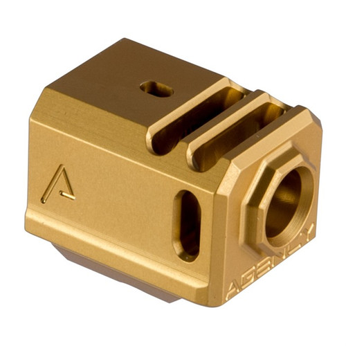 417 COMP FOR GLOCK~ GEN 4, 1/2''X28 GOLD