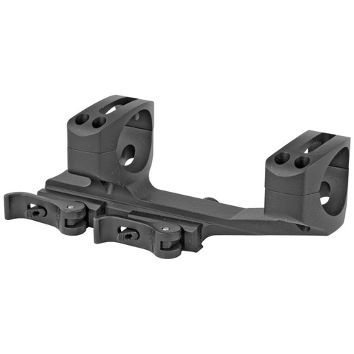 Warne 1-Piece X-SKEL Cantilever Picatinny Scope Mount 30mm Rings Black