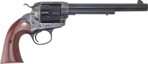 Cimarron SAA Bisley 44-40 Revolver 7.5" Blued Barrel Walnut Grip