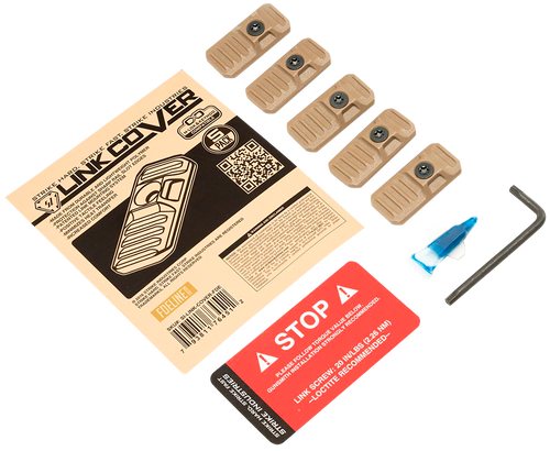 Strike Industries LINK Cover Handguard 5-Pack Flat Dark Earth Polymer