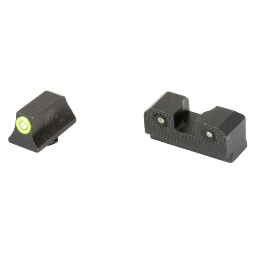 XS Sights R3D 2.0 Handgun Sight Set Glock 43 Green (Tritium Front Sight, Black Nitride Finish)