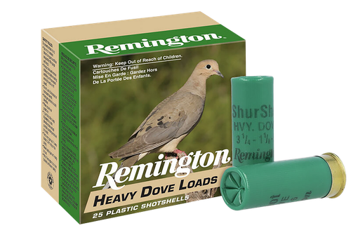 Remington Heavy Dove Load 12 Gauge Ammo 2-3/4" #8 Shot 1-1/8 oz Box of 25