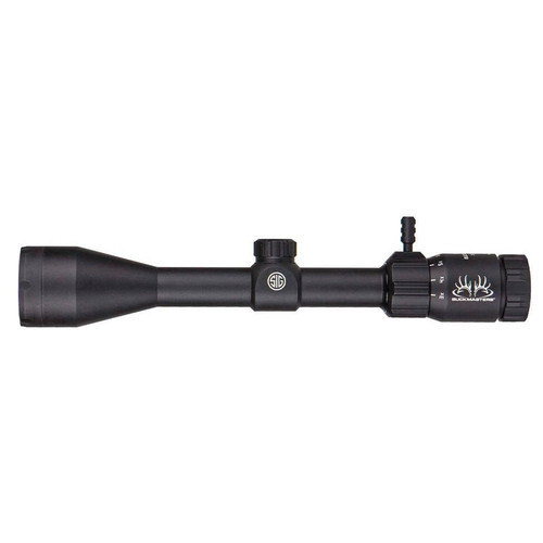 Sig Sauer Buckmasters Rifle Scope 4-16x44mm 30mm Side Focus SFP BDC Reticle Black