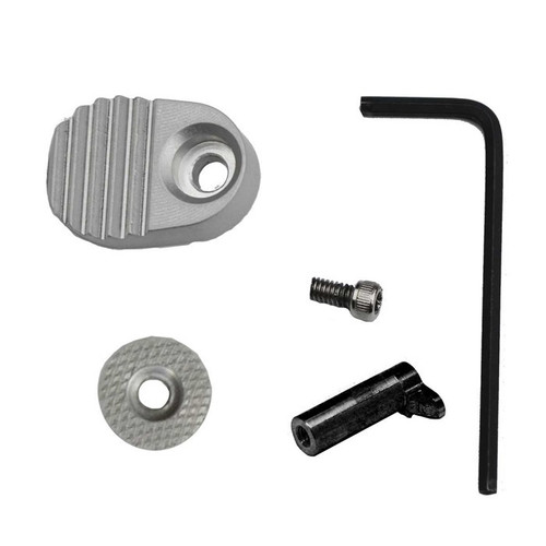 Tandemkross Titan Extended Magazine Release Ruger MKIV Silver