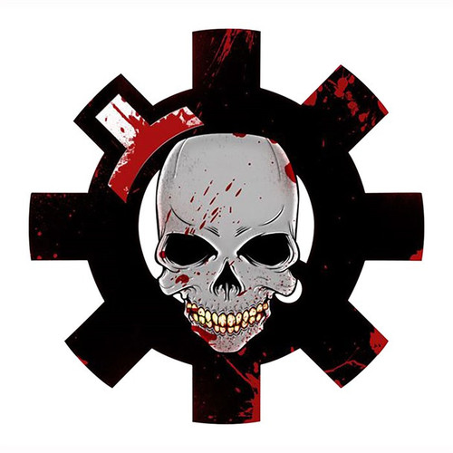 AR15.COM BFL BLOODY SKULL STICKER