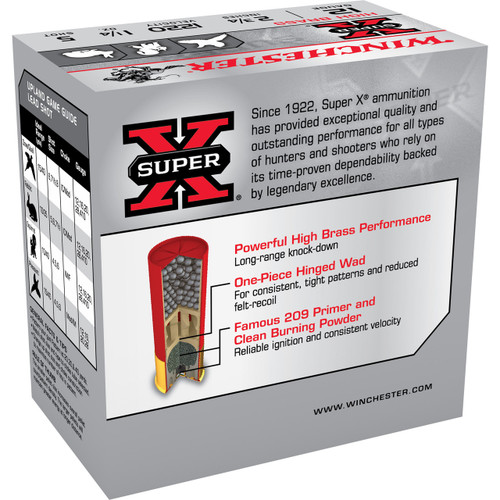 Winchester Super-X 12 Gauge Ammo 2-3/4" #5 Shot 1-1/4 oz Box of 25
