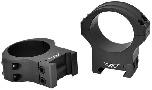 Warne Maxima Horizontal 34mm Picatinny/Weaver Scope Rings Matte Black (4 Screw Ring Caps)