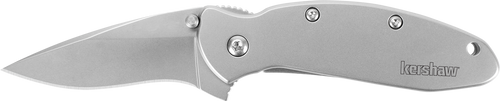 Kershaw Ken Onion Scallion Pocket Knife 2.5" Drop Point Blade Silver
