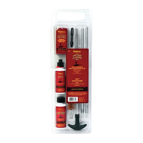 SHOTGUN CLEANING KIT WITH ALUMINUM CLEANING ROD 12/10GA