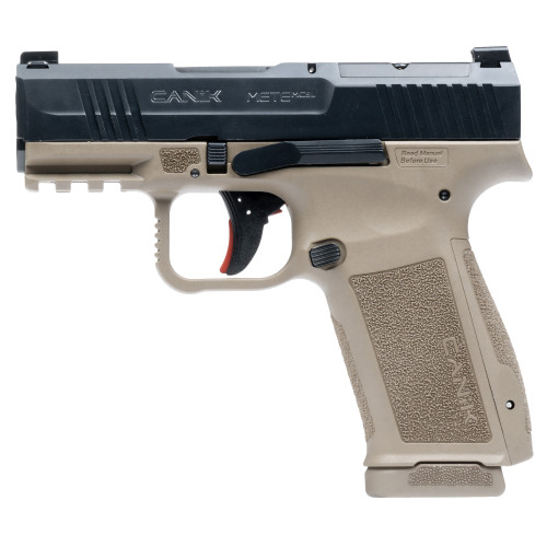 Century Arms Canik Mete MC9L 9mm Luger Pistol 3.18" Barrel 17+1 Round Black Slide FDE Frame