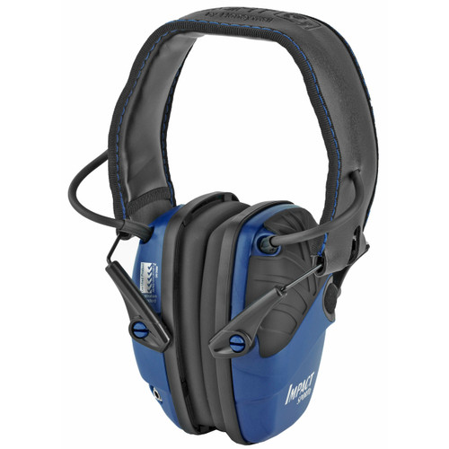 Howard Leight Impact Sport Electronic Earmuffs Real Blue