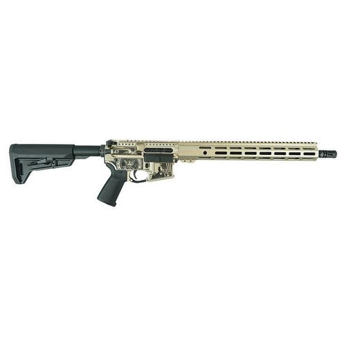 Shark Coast Tactical SCC-15 Trump Fight Rifle 5.56mm 16" Barrel Champagne Finish Magpul Stock and Grip