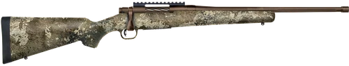 Mossberg Patriot Predator Bolt Action Rifle 450 Bushmaster 20" Threaded Barrel Strata Camo Stock