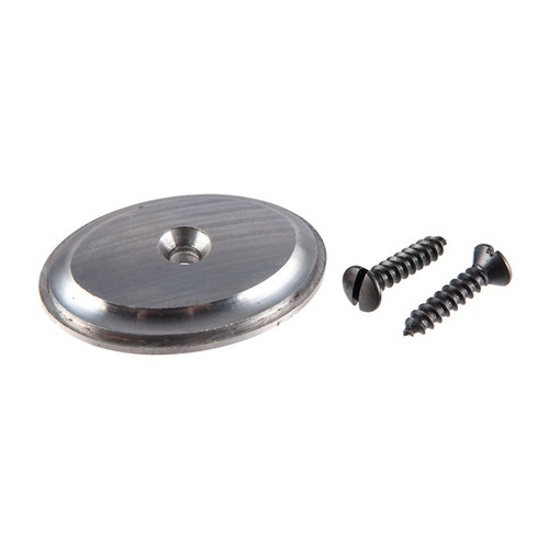 SOLID DOMED GRIP CAP, 1 SCREW, MILD STEEL