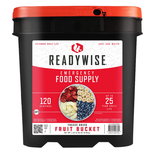 ReadyWise Fruit Bucket Freeze Dried Food 120 Serving
