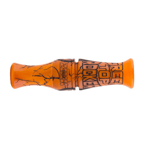 Zink Green Top Rocker Duck Call Orange Marbleade