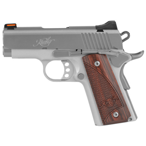 Kimber Ultra Carry II .45 ACP Pistol 3" Barrel 7+1 Round Stainless Steel Slide Black Grip Stainless Steel Frame