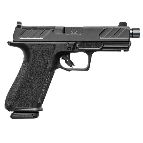 Shadow Systems XR920 9mm Luger Pistol 4.5" Threaded Barrel 17+1 Round Black (Optics Ready, Spiral-Fluted Barrel)
