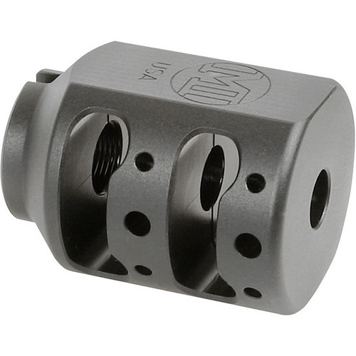 Midwest Industries Alpha Tank Muzzle Brake M14x1LH Black Nitride Midwest Industries Alpha Tank Muzzle Brake M14x1LH Black Nitride