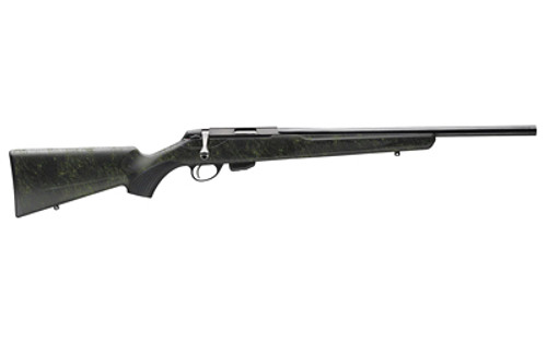 Tikka T1x RT Bolt Action Rifle 17 Hornady Magnum Rimfire (HMR) 16" Barrel Black with Emerald Web Stock