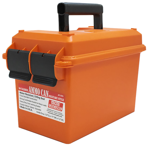 MTM 50 Caliber Ammo Can Polymer Orange
