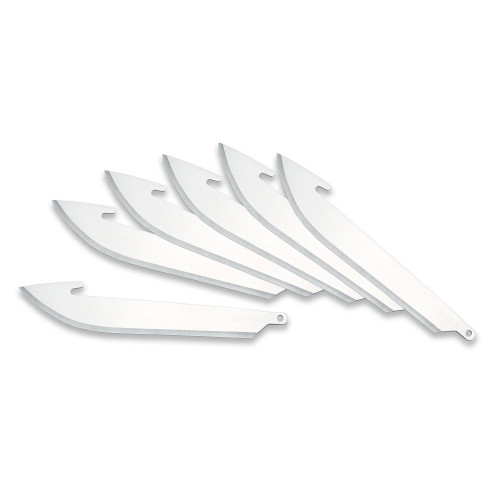 Outdoor Edge Drop-Point Knife Replacement Blades 3.0in 6PK