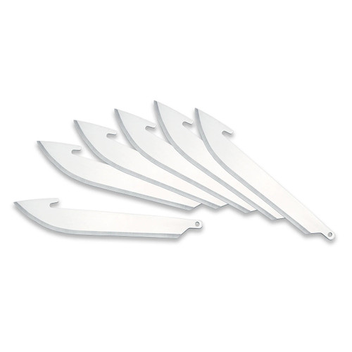 Outdoor Edge Drop-Point Knife Replacement Blades 3.0in 6PK