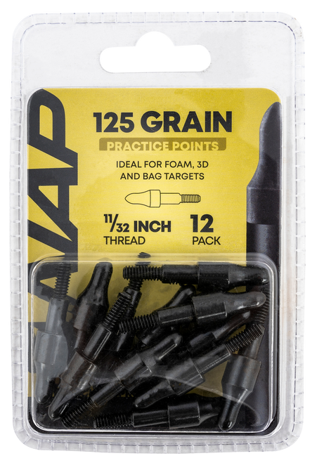 Nap Nap60p3dp1132x 3D Field Point 125 Grain Black 12 Pack