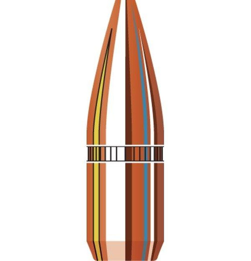 Hornady Full Metal Jacket Bullets .22 cal .224" 62 gr FMJ 100/Bag