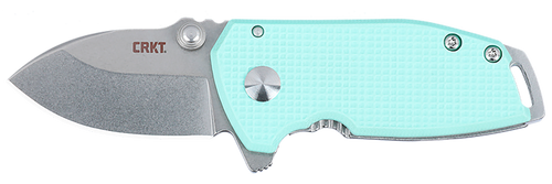 CRKT Squid Compact Pocket Knife 1.75" Drop Point D2 Steel Blade Blue G10/SS Handle CRKT Squid Compact Pocket Knife 1.75" Drop Point D2 Steel Blade Blue G10/SS Handle