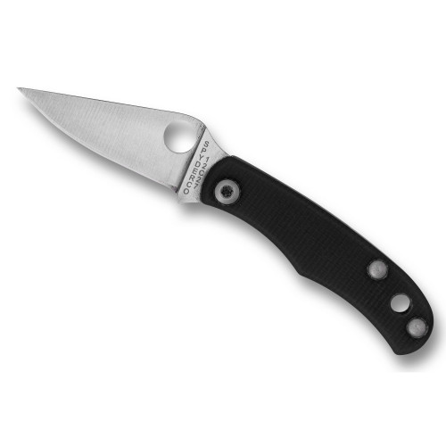 Spyderco Bug G-10 Pocket Knife 1.27" Black
