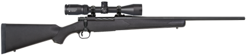 Mossberg Patriot Bolt Action Rifle 25-06 Remington 22" Fluted Matte Blue Barrel Walnut Frame Black Straight Grip Stock with Vortex Crossfire II Scope