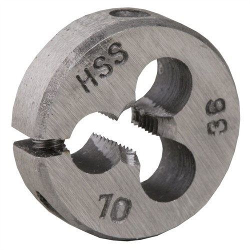WIRE GAUGE CARBON DIE 13/16” DIAMETER 10-36 THREAD WIRE GAUGE CARBON DIE 13/16” DIAMETER 10-36 THREAD