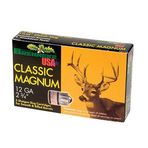 12 GAUGE 2-3/4'' 1-1/8OZ SLUG 5/BOX