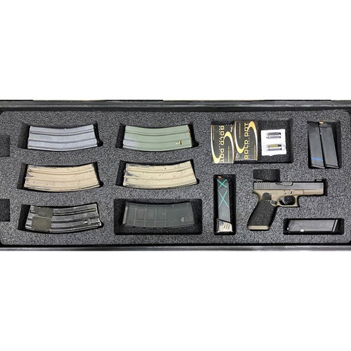 AR-15 PELICAN 1700 V2 BOTTOM LAYER FOAM INSERT AR-15 PELICAN 1700 V2 BOTTOM LAYER FOAM INSERT
