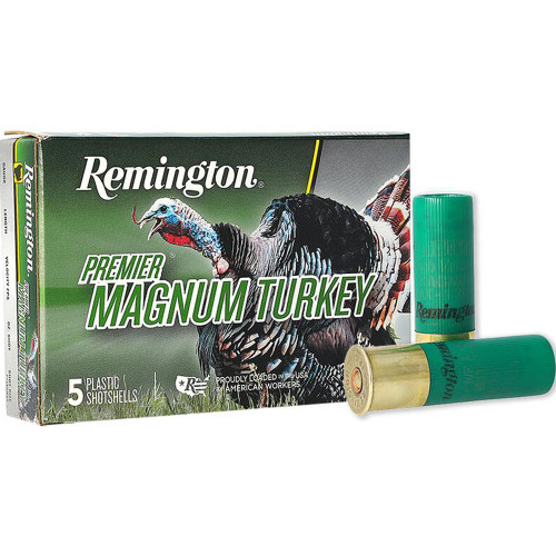Remington Premier Magnum Turkey Loads 12 ga 3-1/2 in 2-1/4 oz #4 1150 fps 5/ct
