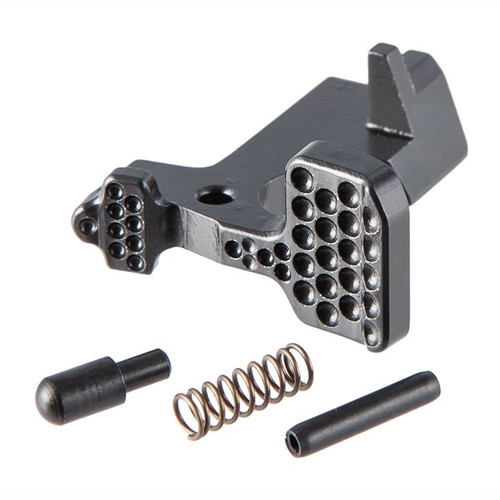 AR-15 ABC/R V3 BOLT CATCH FORWARD BIAS DIMPLED BLACK