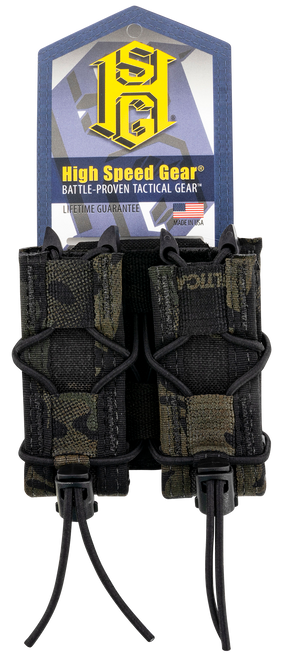 High Speed Gear 13PT12MB TACO Double Magazine Pouch MultiCam Black Nylon High Speed Gear 13PT12MB TACO Double Magazine Pouch MultiCam Black Nylon